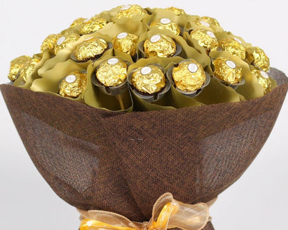 GOLD CHOCOLATE BOUQUET