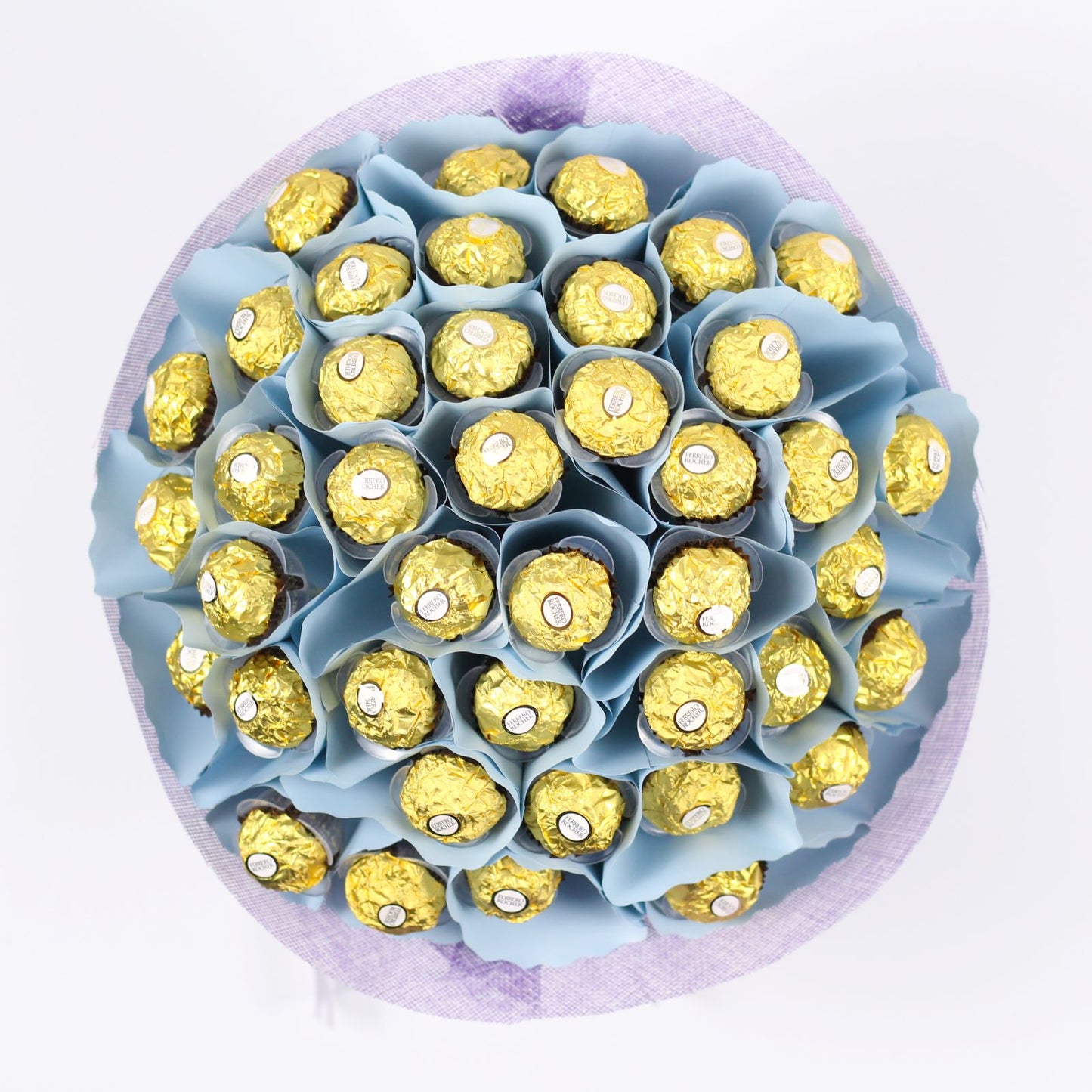 BLUE CHOCOLATE BOUQUET