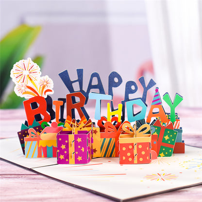 Happy Birthday 3D Pop-Up Card